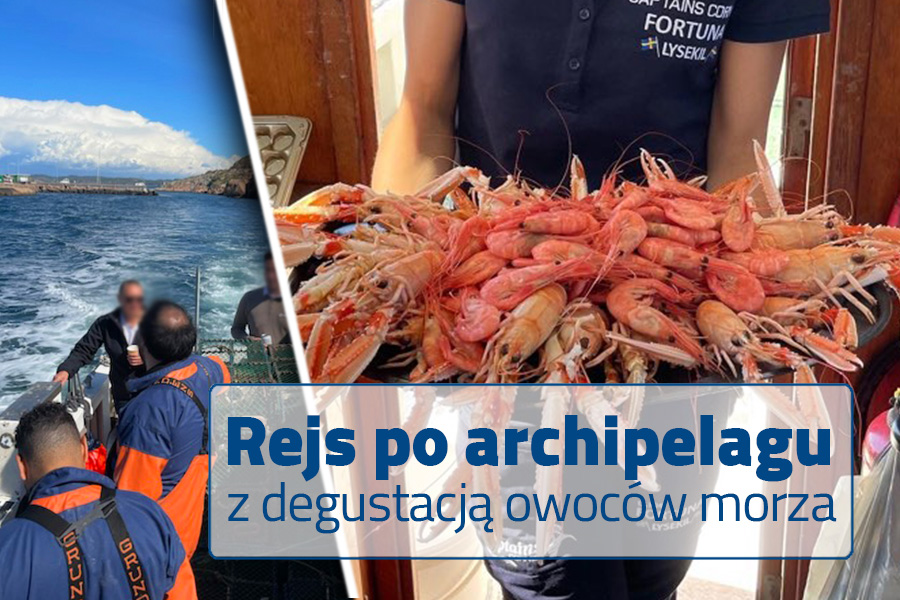 Rejs po archipelagu z degustacją owoców morza <span style='color: red'> NOWOŚĆ</span>